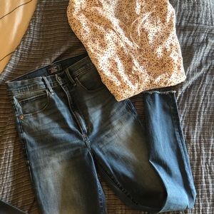 Abercrombie High Rise Skinny Jeans